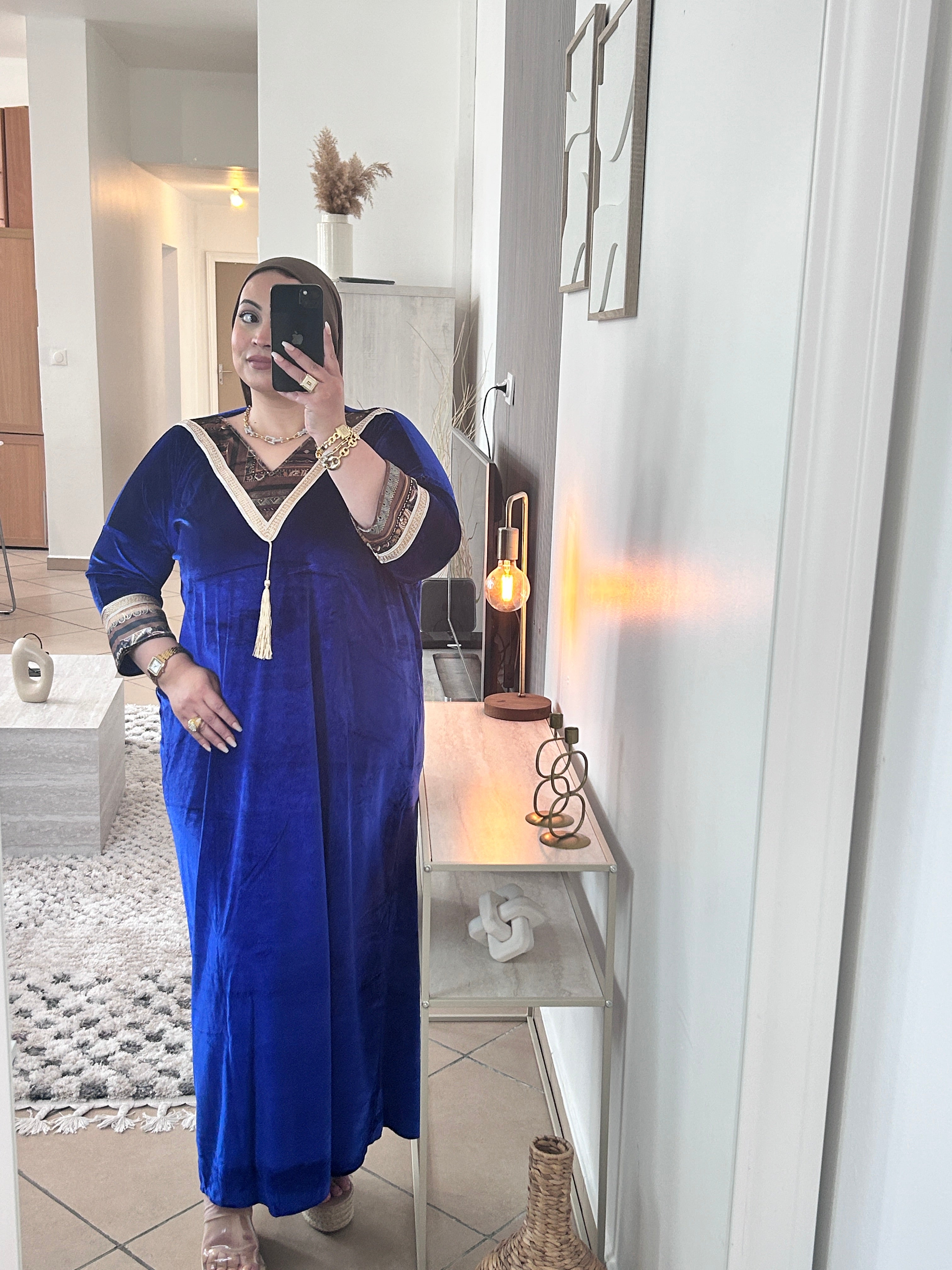 Robe Cole V Bleu