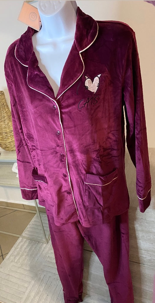 Pyjama Bordeaux