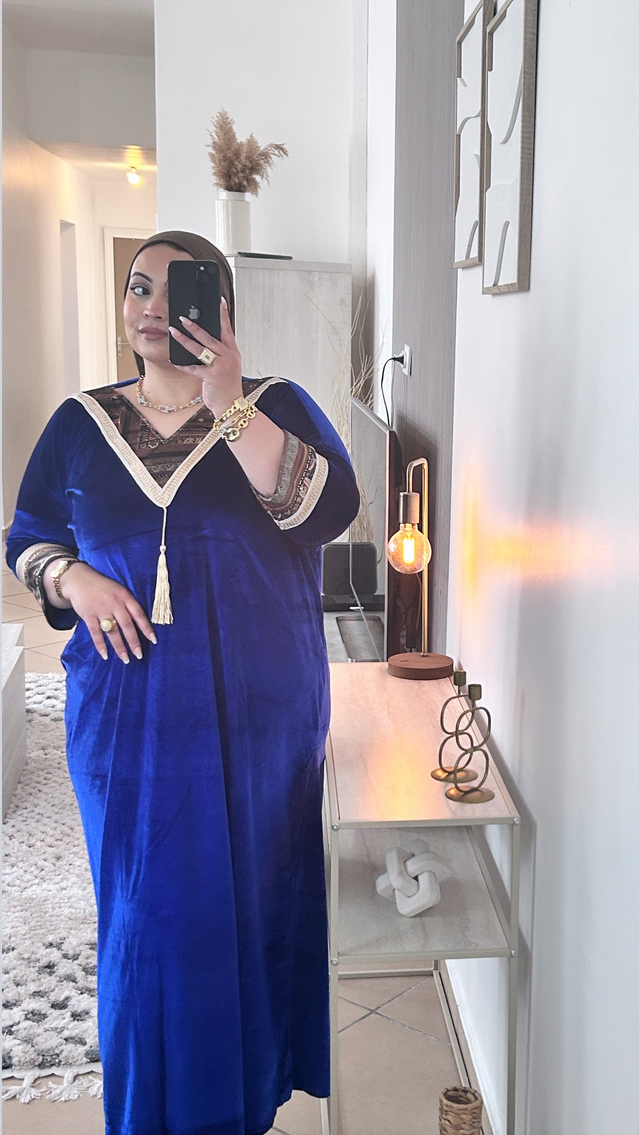 Robe Cole V Bleu