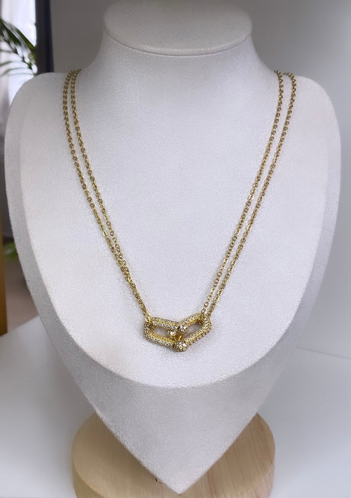 Collier Tiffany Strass