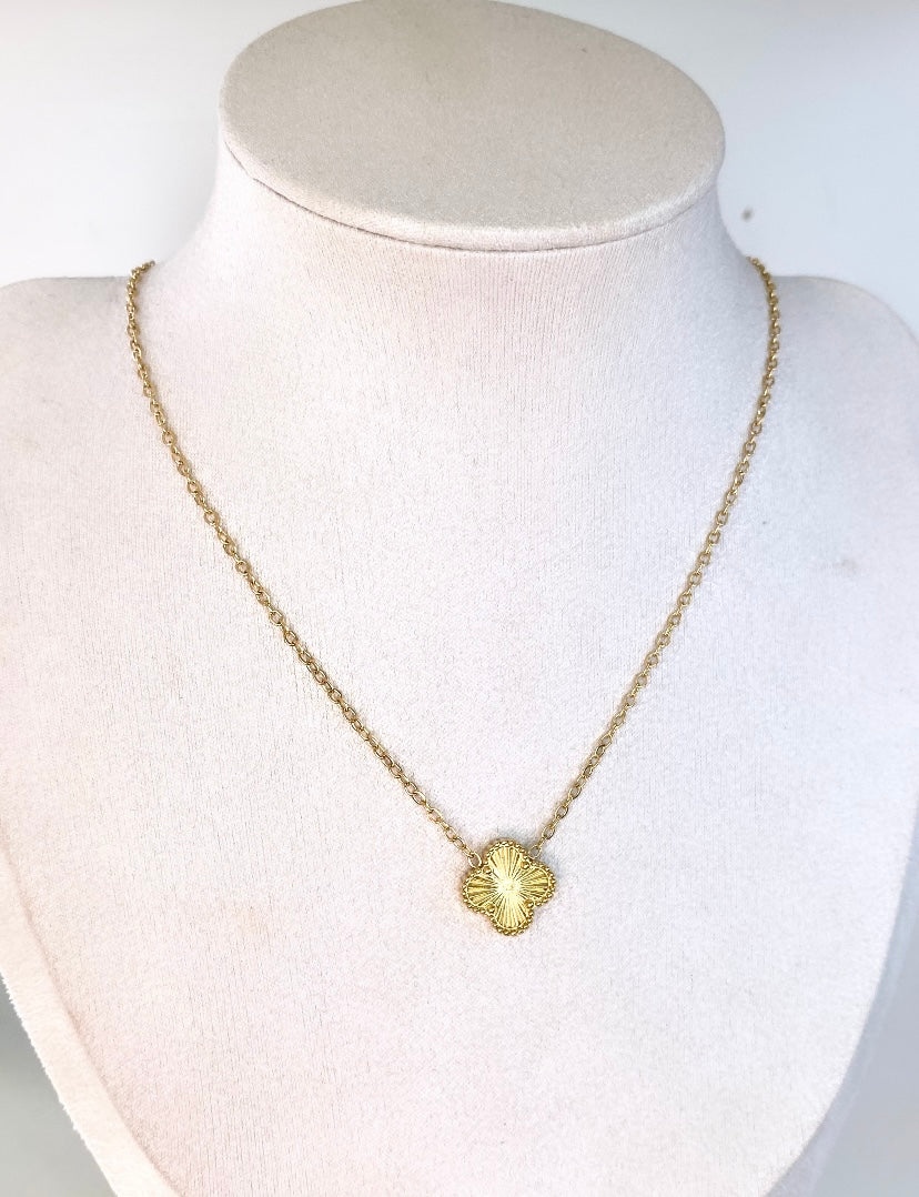 Collier Trèfle Doré