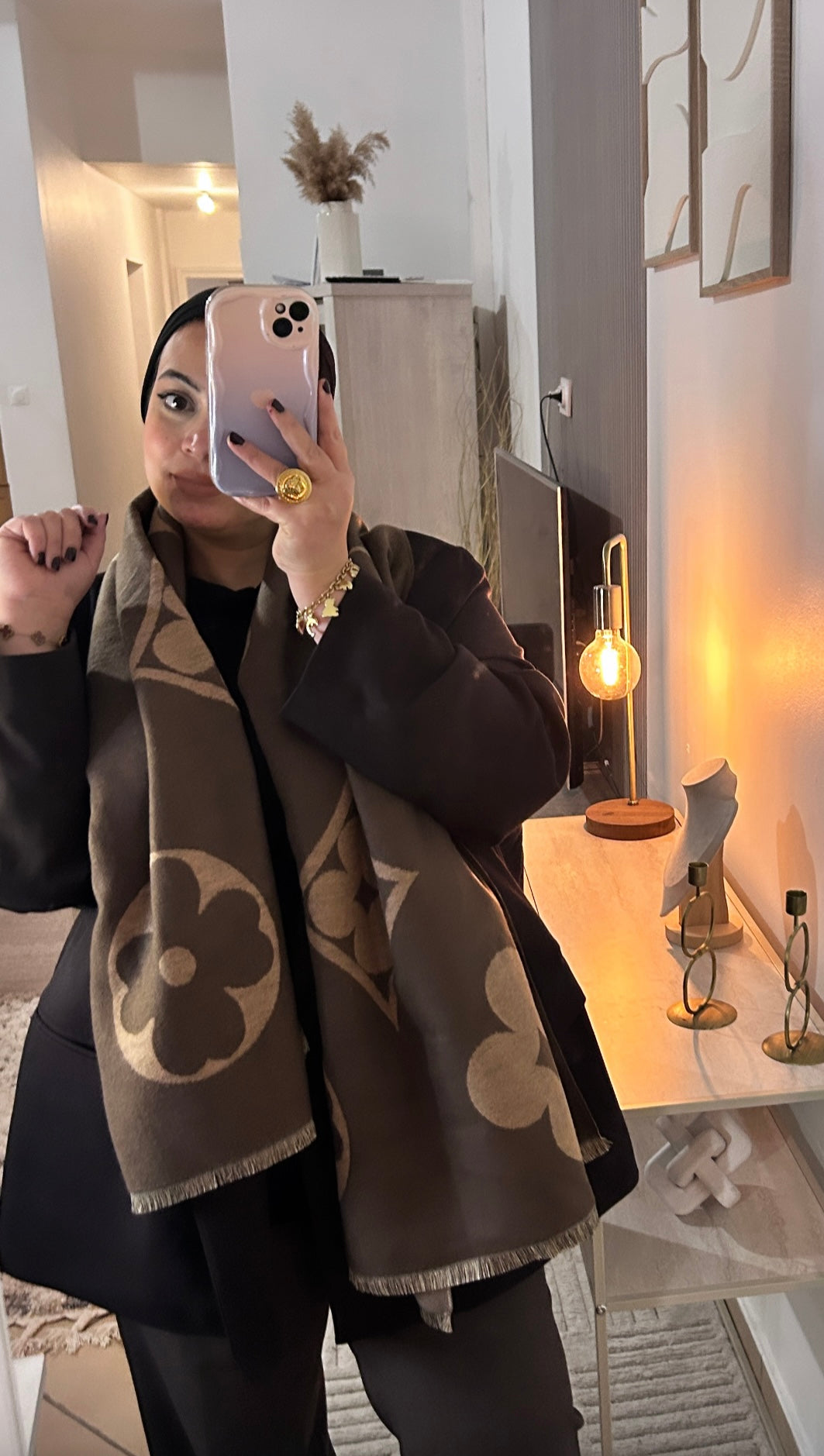 Écharpe Vitton Double Face