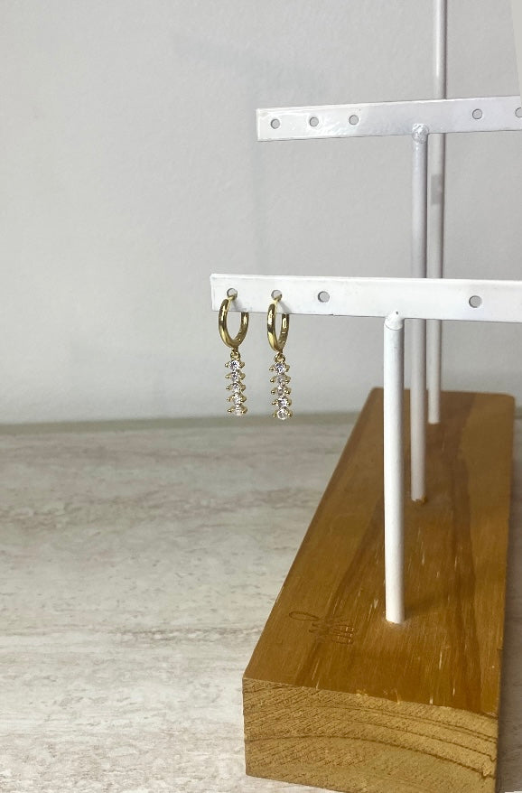 Boucles d’oreilles Diamants Tombants