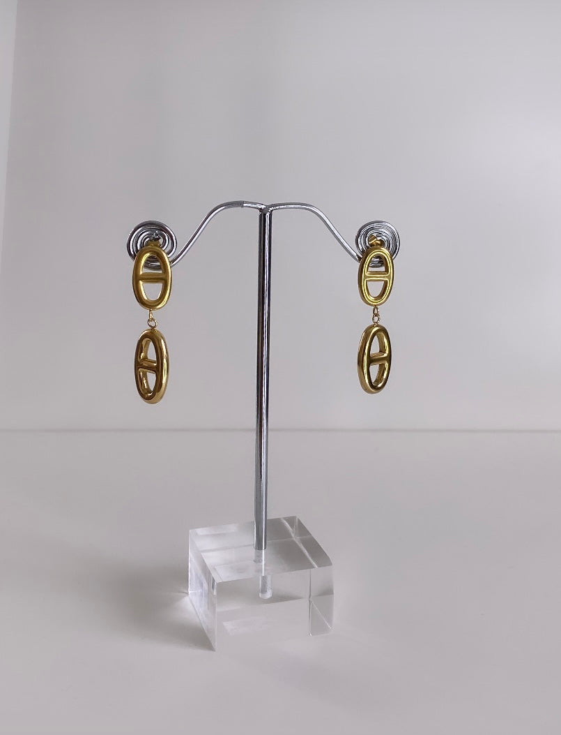 Boucles d’oreilles Café