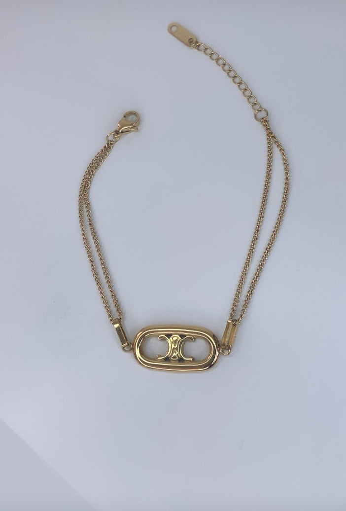 Bracelet Cellia double chaine