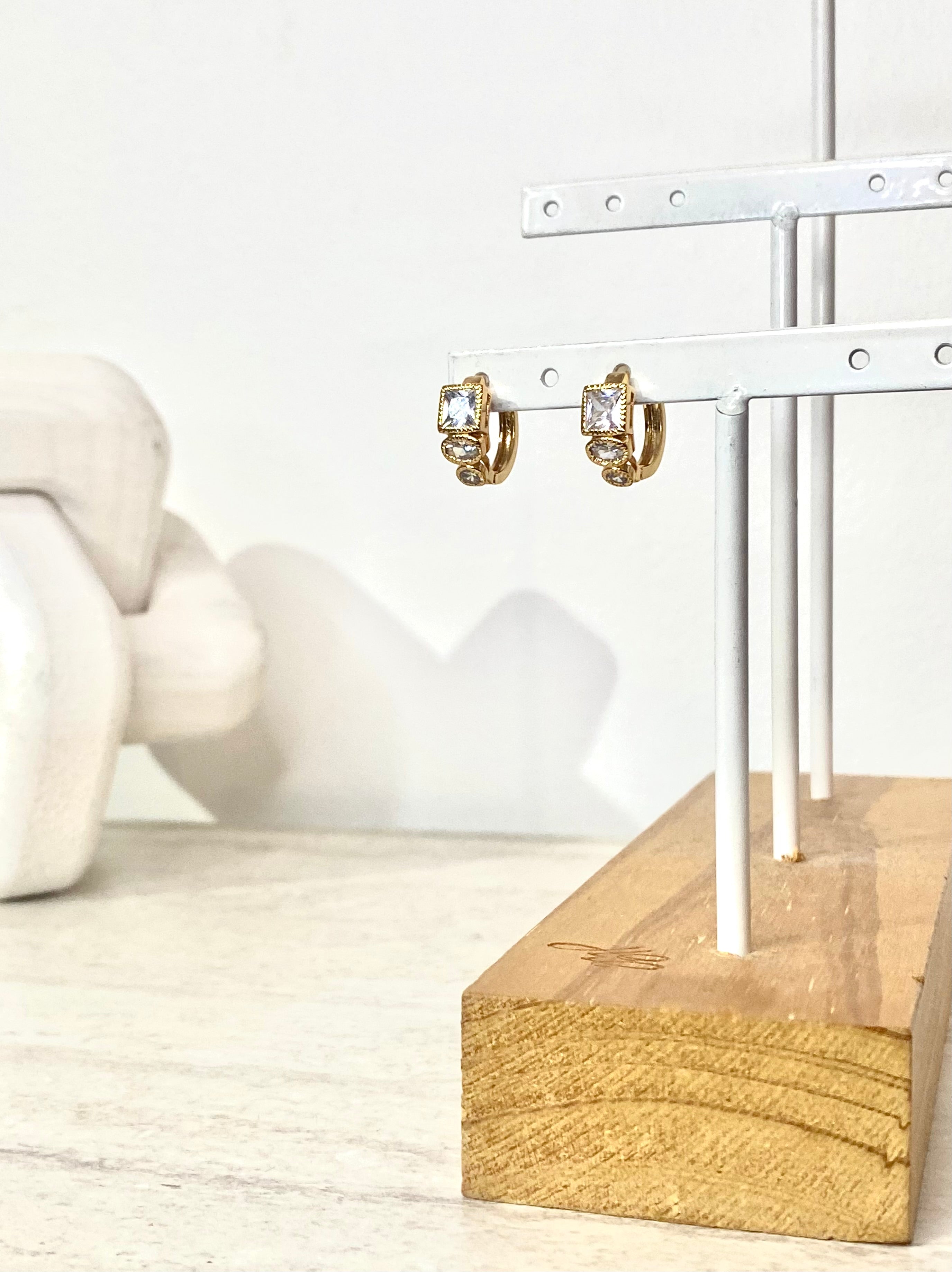 Boucles d’oreilles Ronde Diamants