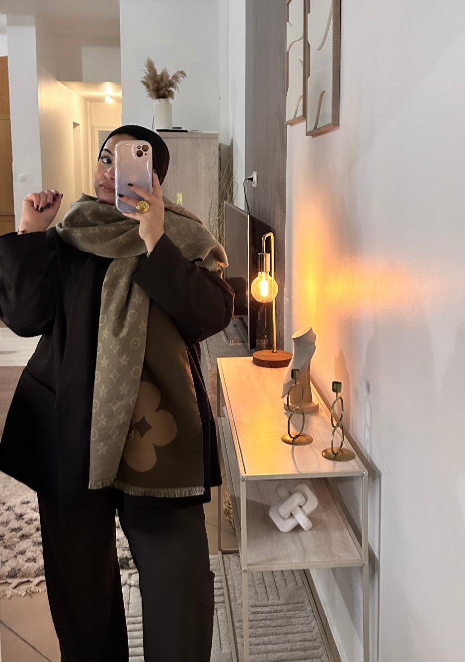 Écharpe Vitton Double Face