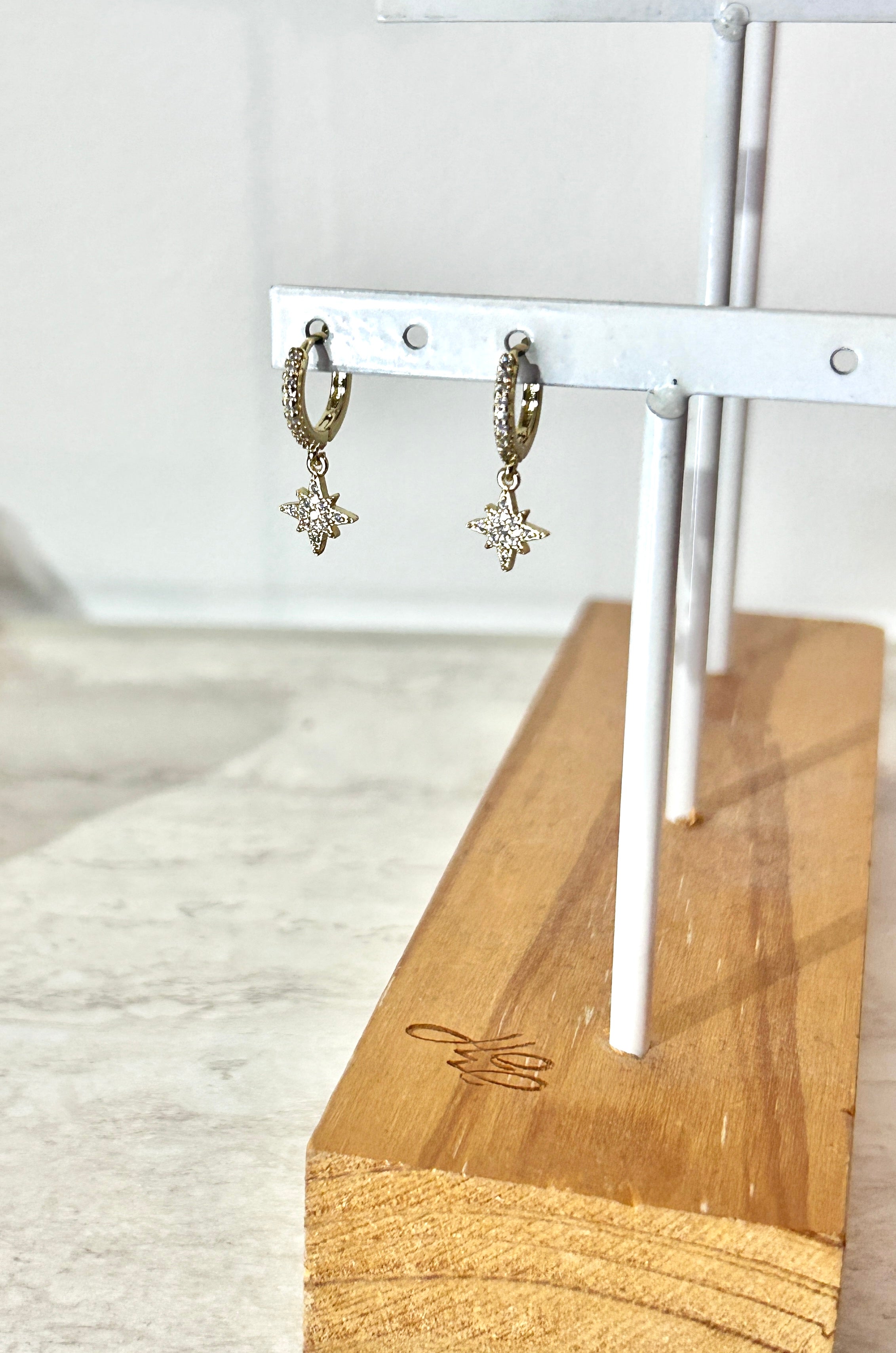 Boucles d’oreilles Étoiles Strass