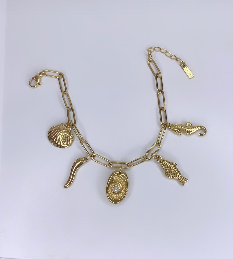 Gourmette pendantes Poisson