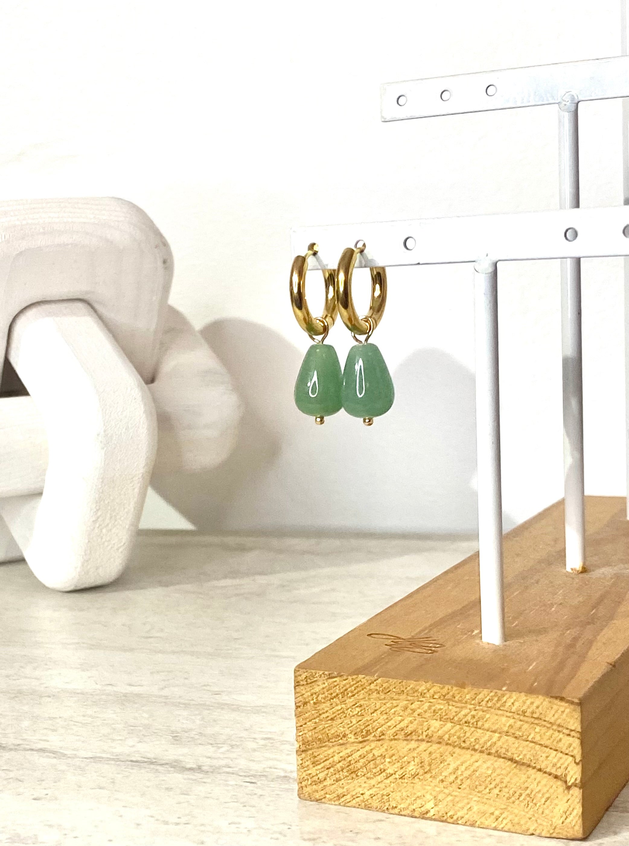 Boucles d’oreilles Vintage Vert