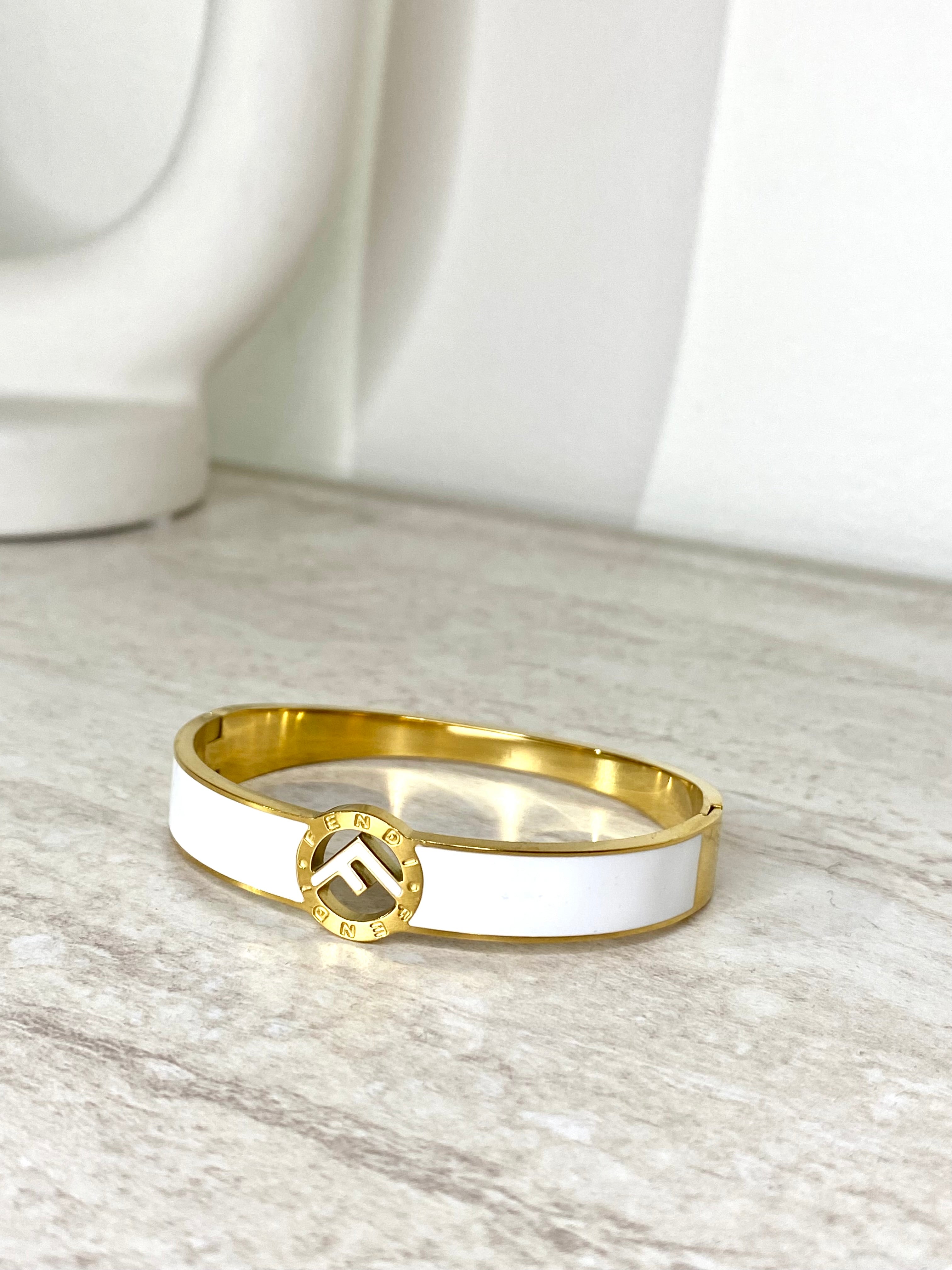 Bracelet F Blanc